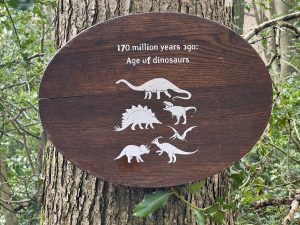 Plaques at key points created by Marcus Bolt