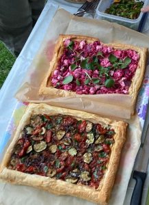  Beetroot shallot & feta or roasted tomatoes & courgette, maybe both!