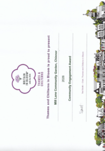 Britian in Bloom : Community Engagement Award